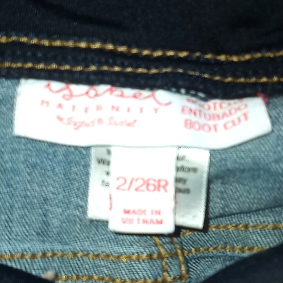 Isabel Maternity Boot Cut Jeans-#1156 - Picture 6 of 10
